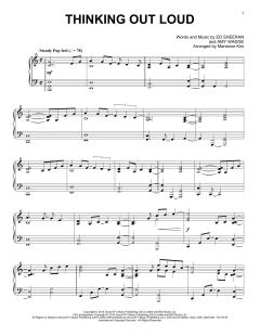 Thinking Out Loud von Ed Sheeran (Download) 