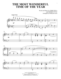 The Most Wonderful Time Of The Year von George Wyle (Download) 