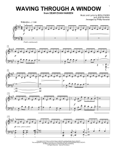 Waving Through A Window [Classical version] von Benj Pasek (Download) 