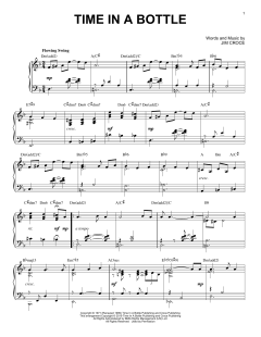Time In A Bottle [Jazz version] von Jim Croce (Download) 