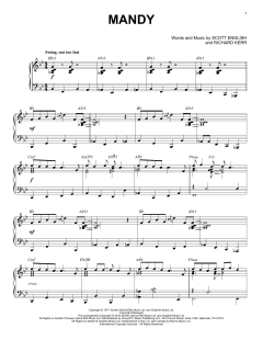 Mandy [Jazz version] von Barry Manilow (Download) 