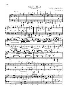 Bagatelle In B Minor, Op. 126, No. 4 (Download) 