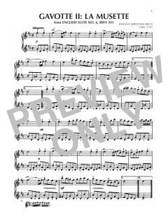 Gavotte II In D Major, BWV 811 (Download) 