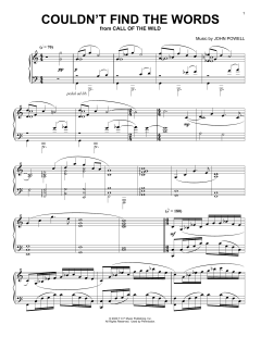 Couldn't Find The Words von John Powell (Download) 