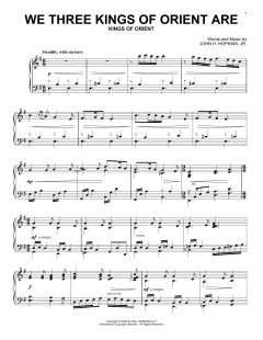 We Three Kings Of Orient Are (Download) 