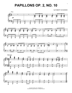 Papillons, Op. 2, No. 10 "Waltz Vivo" (Download) 