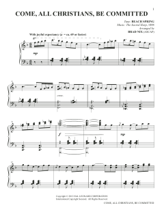 Come, All Christians, Be Committed von Beach Spring from Sacred Harp (Download) 
