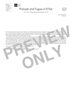 Prelude and Fugue in B flat (Download) 