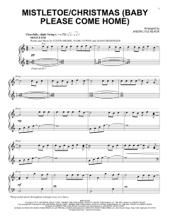 Mistletoe/Christmas (Baby Please Come Home) von Jeff Barry (Download) 