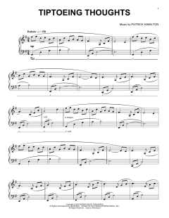 Tiptoeing thoughts von Patrick Hamilton (Download) 