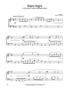 Silent Night (in the style of J.S. Bach) von Joseph Mohr (Download) 