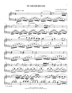 In Memoriam (Adagio from Piano Concerto) (Download) 