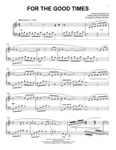 For The Good Times [Classical version] von Ray Price (Download) 