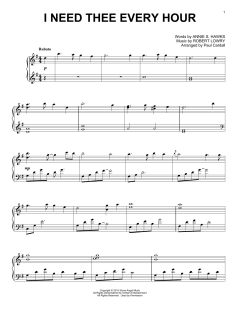 I Need Thee Every Hour von Paul Cardall (Download) 