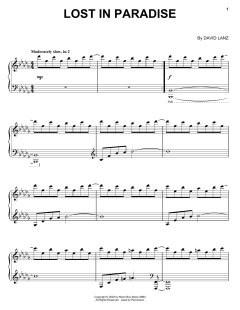 Lost In Paradise von David Lanz (Download) 