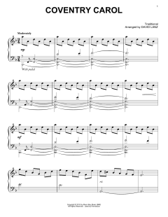 Coventry Carol von David Lanz (Download) 