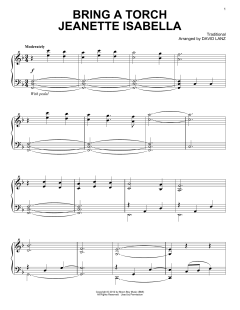 Bring A Torch Jeanette Isabella von David Lanz (Download) 