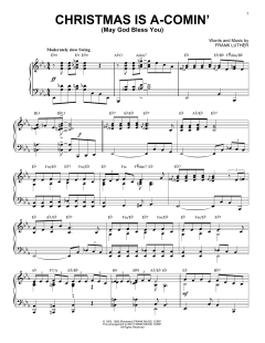 Christmas Is A-Comin' (May God Bless You) [Jazz version] von Frank Luther (Download) 