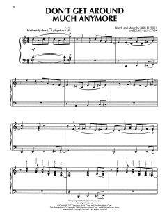 Don't Get Around Much Anymore von Duke Ellington (Download) 