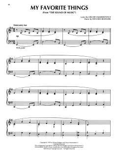 My Favorite Things von Richard Rodgers (Download) 