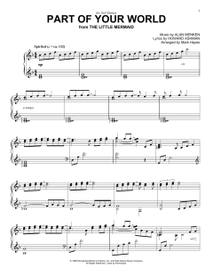 Part Of Your World von Alan Menken (Download) 