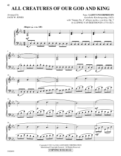 All Creatures Of Our God And King von Ludwig van Beethoven (Download) 