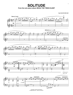 Solitude von David Nevue (Download) 
