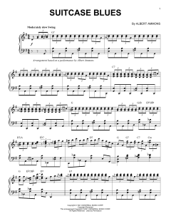Suitcase Blues von Albert Ammons (Download) 