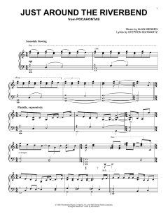 Just Around The Riverbend von Alan Menken (Download) 