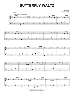 Butterfly Waltz von Brian Crain (Download) 