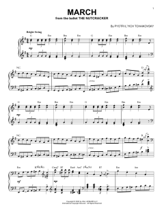 March, Op. 71a [Jazz version] von Pyotr Il'yich Tchaikovsky (Download) 