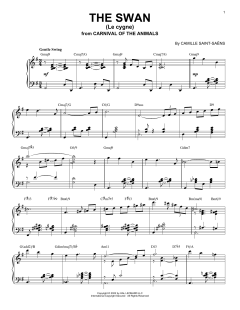 The Swan (Le Cygne) [Jazz version] von Camille Saint-Saëns (Download) 