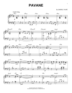 Pavane [Jazz version] von Gabriel Fauré (Download) 