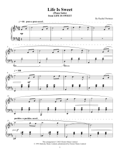 Life Is Sweet - Piano Suite von Rachel Portman (Download) 