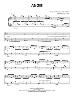 Angie [Classical version] von The Rolling Stones (Download) 