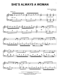 She's Always A Woman [Classical version] von Billy Joel (Download) 