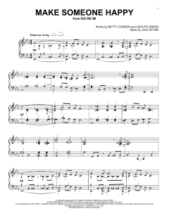 Make Someone Happy von Jule Styne (Download) 