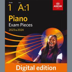 Allegretto in C (Grade 1, list A1, from the ABRSM Piano Syllabus 2023 & 2024) (Download) 