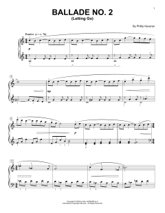 Ballade No. 2 (Letting Go) (Download) 