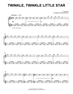Twinkle, Twinkle Little Star von Traditional (Download) 