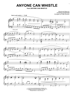 Anyone Can Whistle von Stephen Sondheim (Download) 