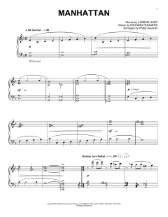 Manhattan von Lorenz Hart (Download) 