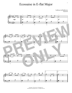 Eccossaise In E-Flat Major, WoO 86 (Download) 
