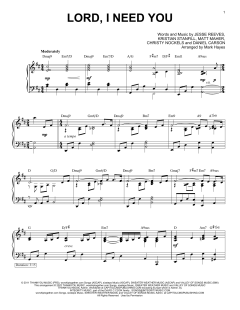 Lord, I Need You von Passion (Download) 