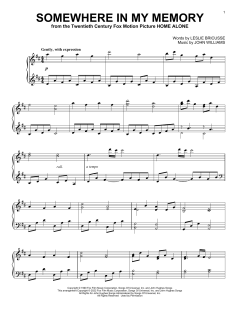 Somewhere In My Memory von John Williams (Download) 