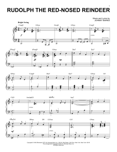Rudolph The Red-Nosed Reindeer [Jazz version] von Johnny Marks (Download) 