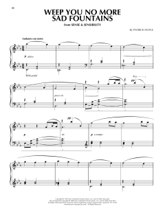 Weep You No More Sad Fountains von Patrick Doyle (Download) 