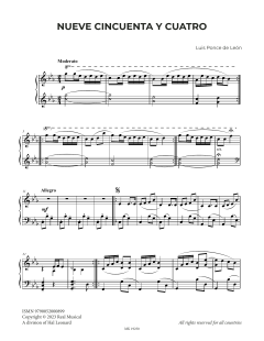 Nueve Cincuenta y Cuatro von Luis Ponce de León (Download) 