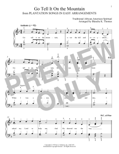 Go Tell It On The Mountain von African-American Spiritual (Download) 