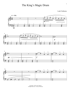 The King's Magic Drum von Leah Claiborne (Download) 